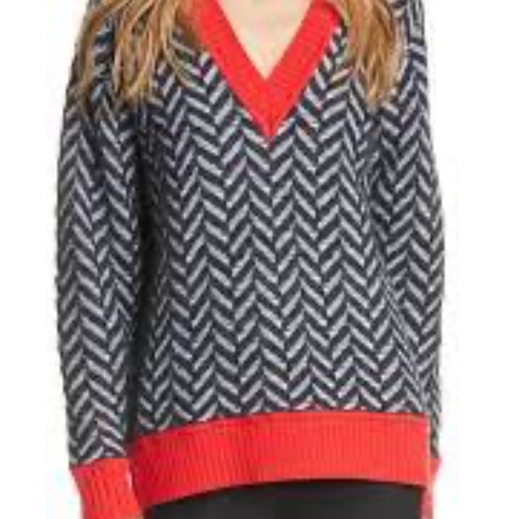 rag & bone Sweaters - Rag and Bone Biata Wool & Cashmere Blend herringbone black Sweater Size Medium